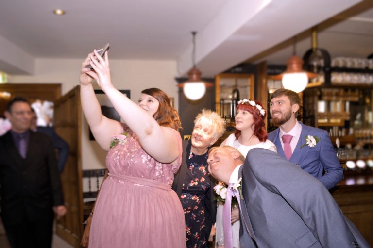 Image Bridesmaid Selfie by JD Photography - wedding photographer Isle of Wight